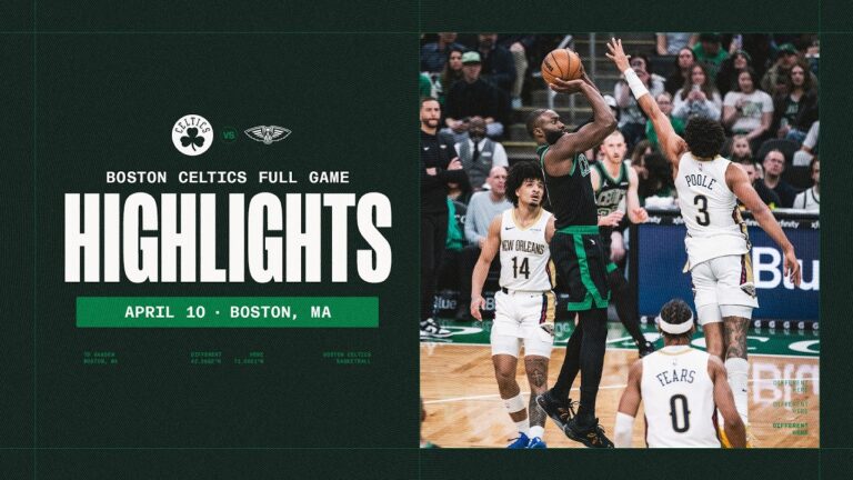The Boston Celtics dominate the New Orleans Pelicans 144-118 Extended Highlights