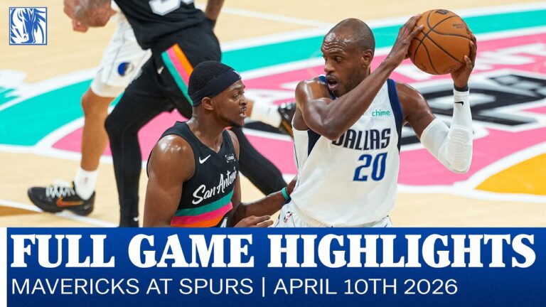 Mavericks Highlights at San Antonio Spurs April 10, 2026