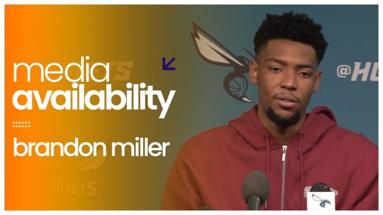 Hornets vs Pistons: Brandon Miller Postgame Media Availability 4 10 2026