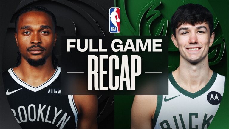 Game Recap: Bucks 125, Nets 108