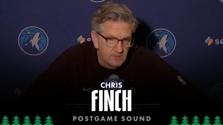 We Got A Lot Of Options Right Now. Chris Finch Postgame Sound 04.10.26