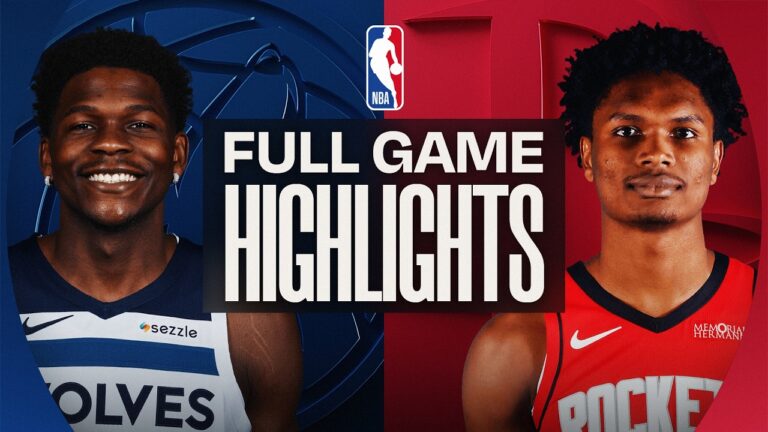 TIMBERWOLVES at ROCKETS FULL GAME HIGHLIGHTS April 10, 2026