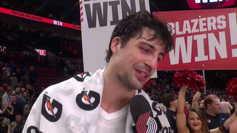 Deni Avdija Postgame Interview Brightside Windows Baseline Report vs Clippers April 10, 2026