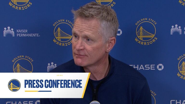 Steve Kerr Recaps Warriors Loss to Sacramento Kings Apr. 10, 2026