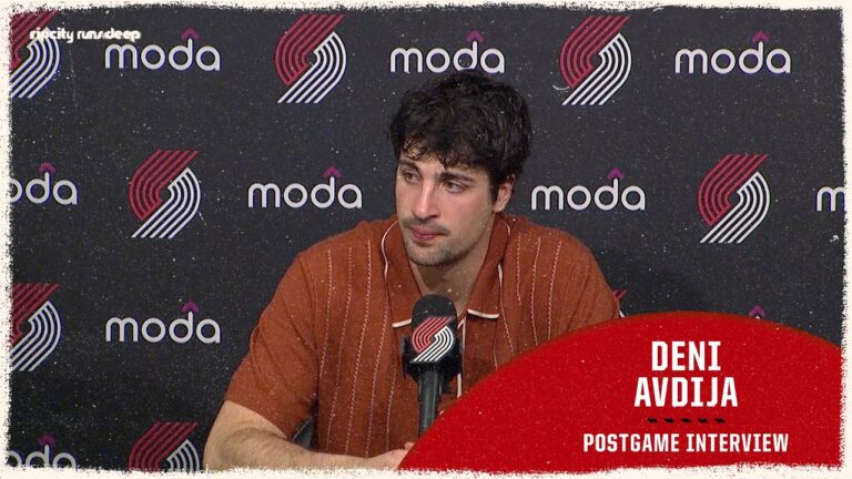 Deni Avdija On Huge Win vs. Clippers, Team’s Growth Portland Trail Blazers April 10, 2026