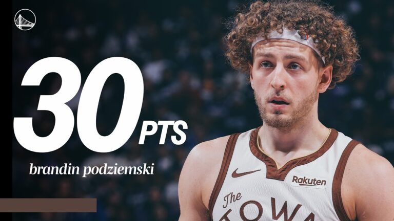 Brandin Podziemski Reaches Career-High 30 PTS in Warriors Loss to Kings