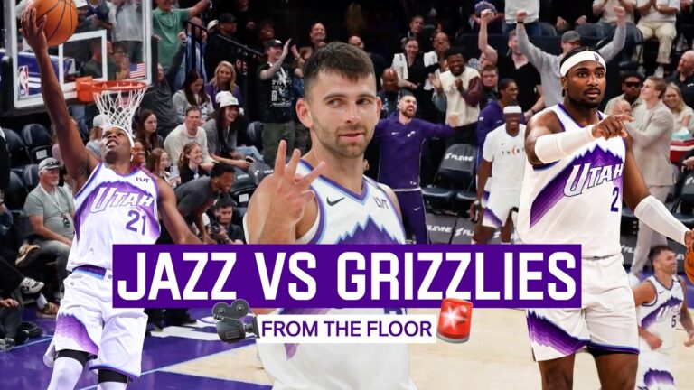 From the Floor: BLOW OUT WIN at home on fan appreciation night UTAH JAZZ