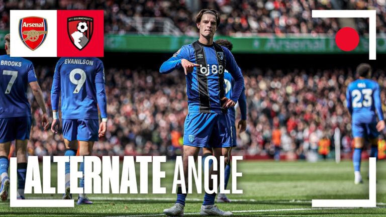 Scott’s COLD goal and celebration against league leaders Arsenal Alt Angle