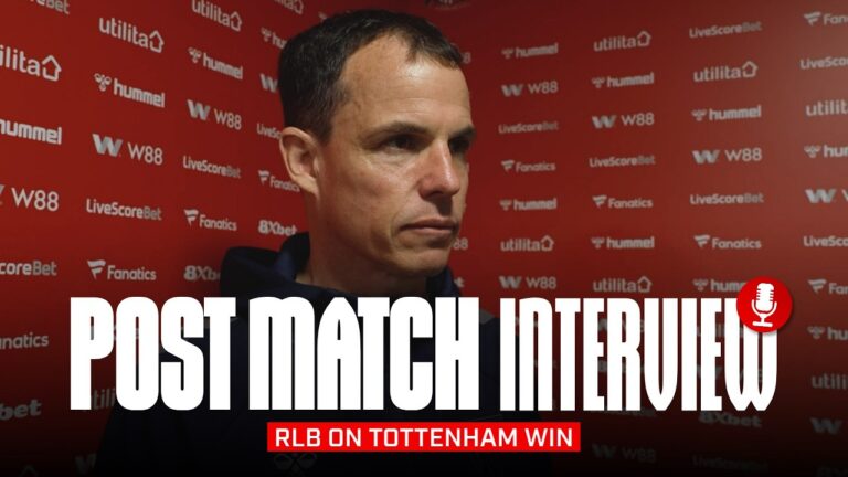 The lads showed good energy Régis Le Bris On Tottenham Win Post Match Interview