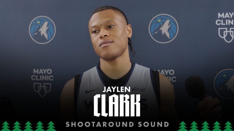 We’re Pretty Confident About Our Playoff Route. Jaylen Clark Shootaround Sound 04.12.26
