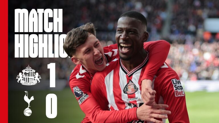 Mukiele Seals Back-To-Back Wins Sunderland AFC 1 – 0 Tottenham Hotspur Premier League Highlights