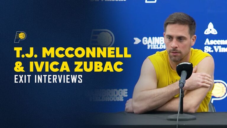 T.J. McConnell and Ivica Zubac Look Back on 2025-26 Season Exit Interview
