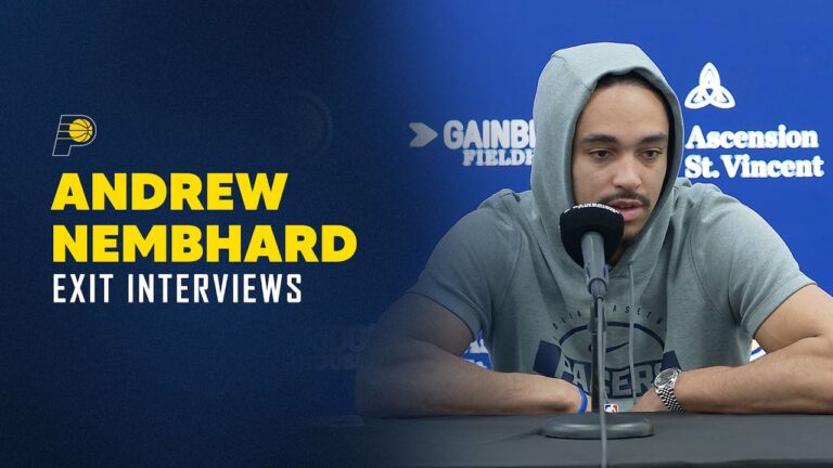 Andrew Nembhard Talks About Biggest Areas of Growth & Reflects on 2025-26 Season Exit Interview