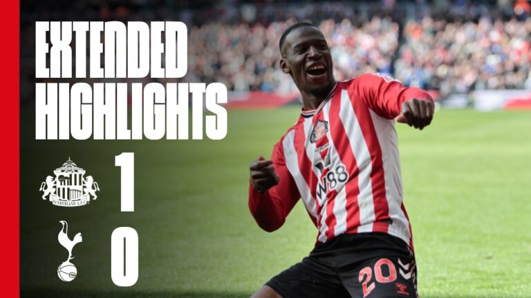 Extended Premier League Highlights Sunderland AFC 1 – 0 Tottenham Hotspur