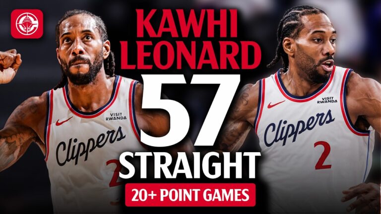 Kawhi Leonard Top 57 Plays from His 57 20 Point Game Streak