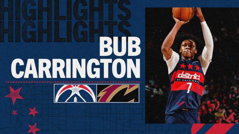 Highlights: Bub Carrington Scores 20 Points at Cleveland Cavaliers 04.12.26