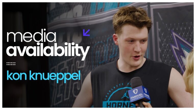 Hornets at Knicks: Kon Knueppel Postgame Media Availability 4 12 2026