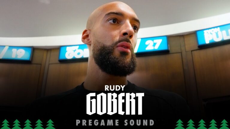My Defensive Impact On The Floor Is A Game Changer. Rudy Gobert Pregame Sound 04.12.26