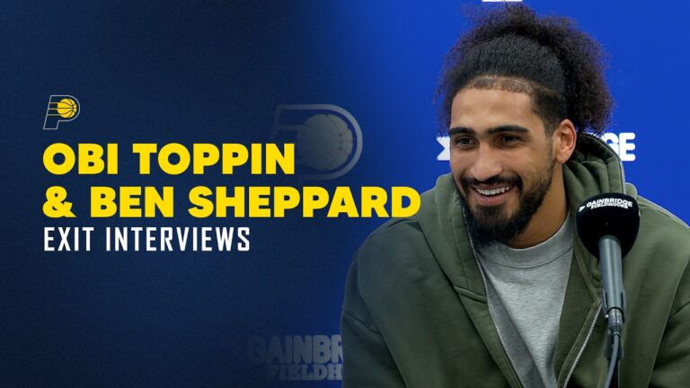 Obi Toppin and Ben Sheppard Discuss Takeaways from 2025-26 Season Exit Interview