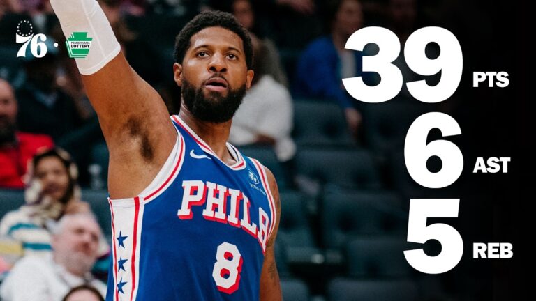 Paul George ERUPTS for His Most Points as a Sixer
