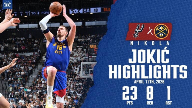 Nikola Jokić DOMINANT 23-Point First-Half Game Highlights DEN vs. SAS