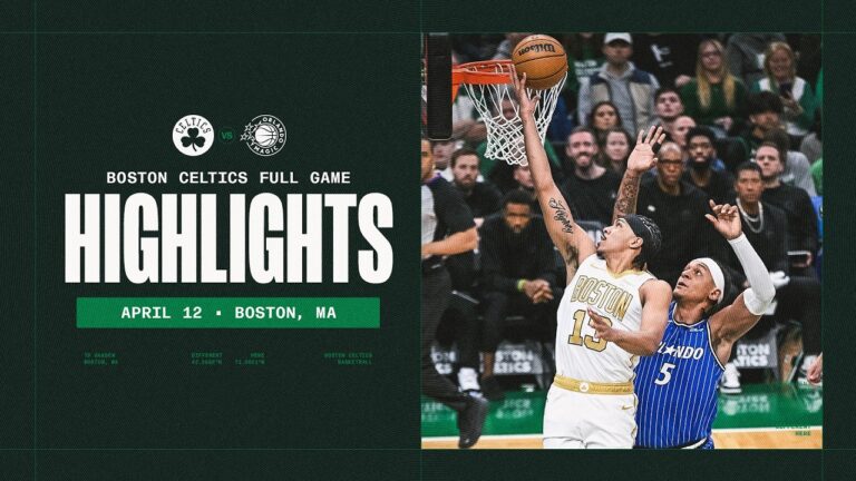 Celtics pull away with the final game of the regular season 108-113