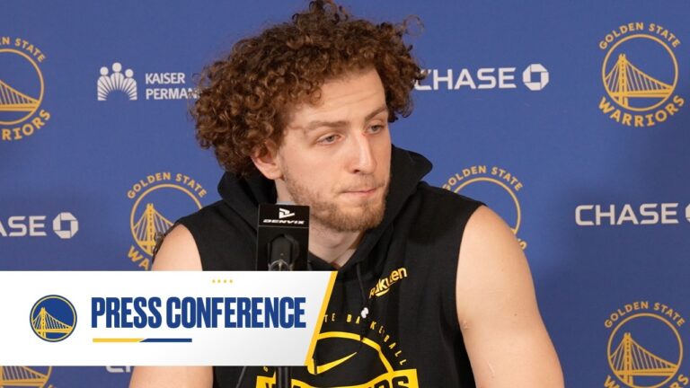Brandin Podziemski Recaps Warriors Loss to Clippers, Playing All 82 Games Apr. 12, 2026