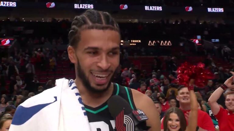 Toumani Camara Postgame Interview Brightside Windows Baseline Report vs Kings April 12, 2026