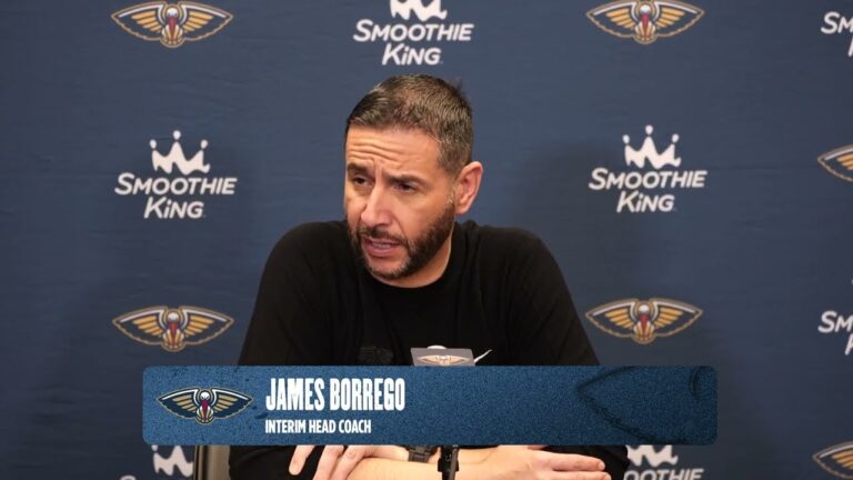 James Borrego Pelicans-Timberwolves Postgame Interview 4 12 26