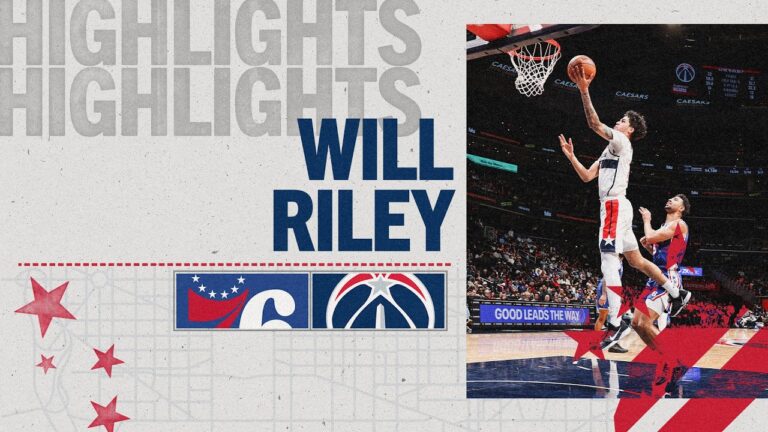 Highlights: Will Riley Scores 18 Points vs. Philadelphia 76ers 04.01.26