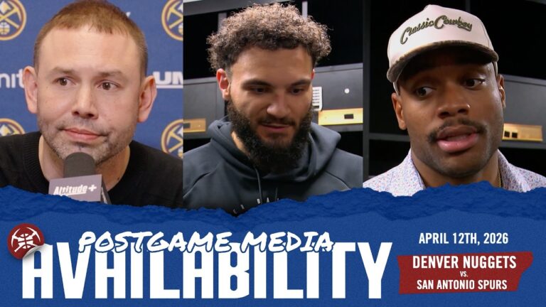 ALL Denver Nuggets Postgame Media vs. SAS