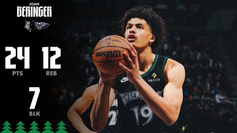 Joan Beringer First Career Double-Double Vs The New Orleans Pelicans 4.12.26