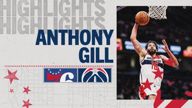 Highlights: Anthony Gill Scores 21 Points vs. Philadelphia 76ers 04.01.26