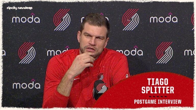 Tiago Splitter On Play-In Game After Win vs Sacramento Kings Portland Trail Blazers Apr 12 2026