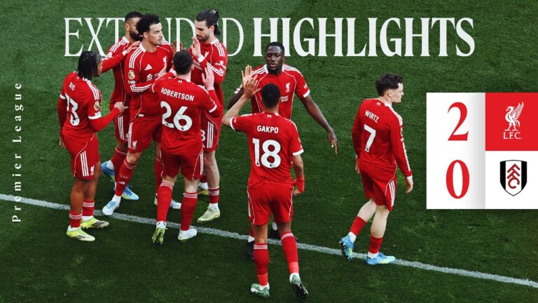 Extended Highlights: Liverpool 2-0 Fulham Ngumoha & Salah Secure Premier League Win