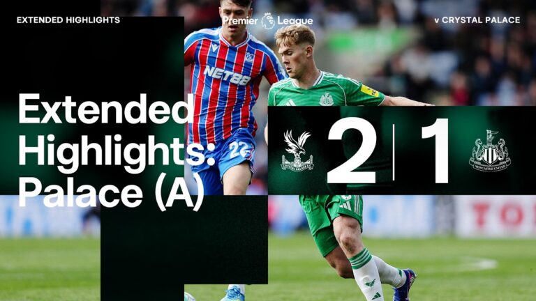 Crystal Palace 2 Newcastle United 1 EXTENDED Premier League Highlights