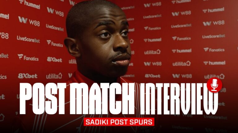 I’m proud of the team Sadiki On Spurs Home Win Post Match Interview