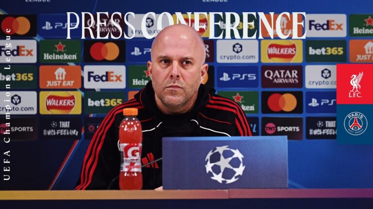 Arne Slot Press Conference: Liverpool vs PSG UEFA Champions League