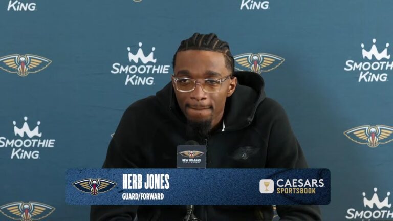 Herb Jones Pelicans End-of-Season Press Conference (2025-26)