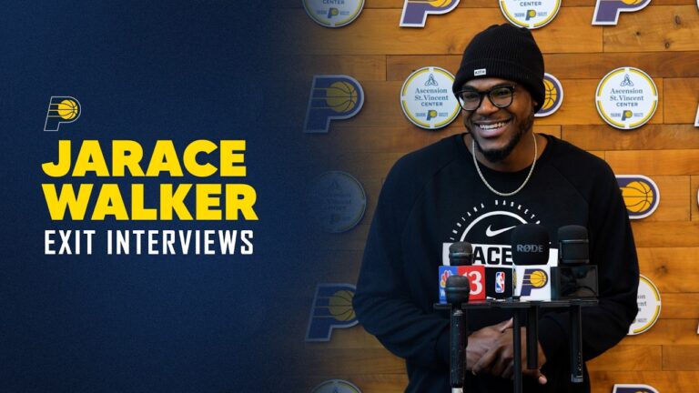Jarace Walker Talks Development, Plans for the Offseason Exit Interview