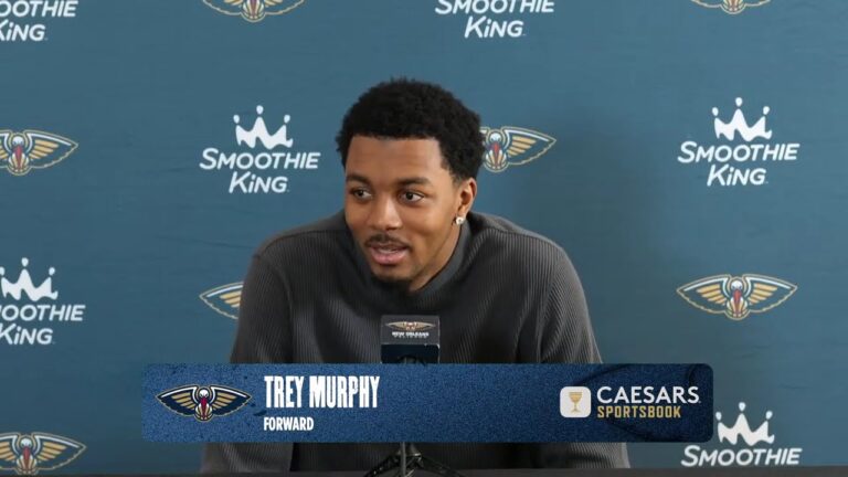 Trey Murphy III Pelicans End-of-Season Press Conference (2025-26)