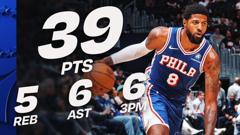Paul George Was LOCKED IN With 39 PTS vs Wizards April 1, 2026