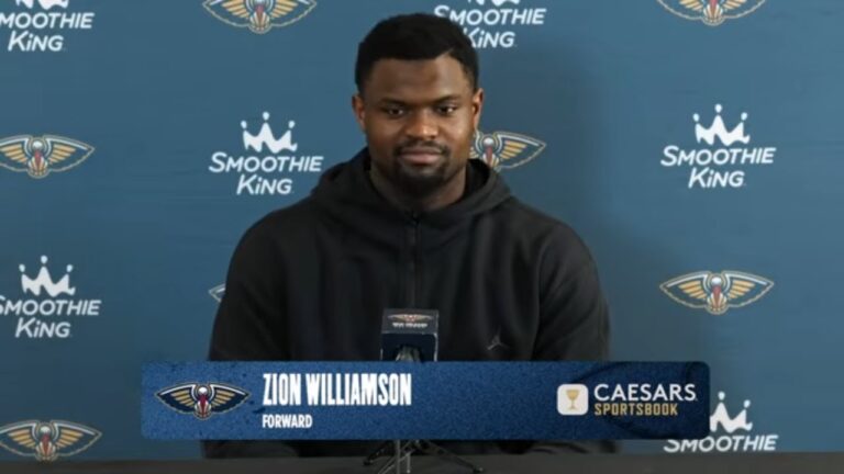 Zion Williamson Pelicans End-of-Season Press Conference (2025-26)