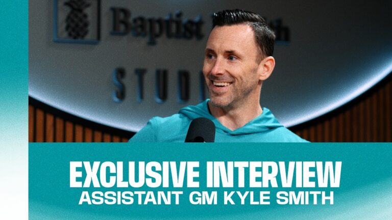 Exclusive interview with Assistant GM Kyle Smith ahead of the 2026 NFL Draft Miami Dolphins