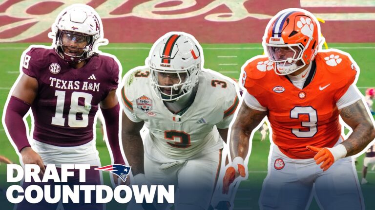Breaking Down the Top 5 Edge Rush Draft Options Patriots Draft Countdown