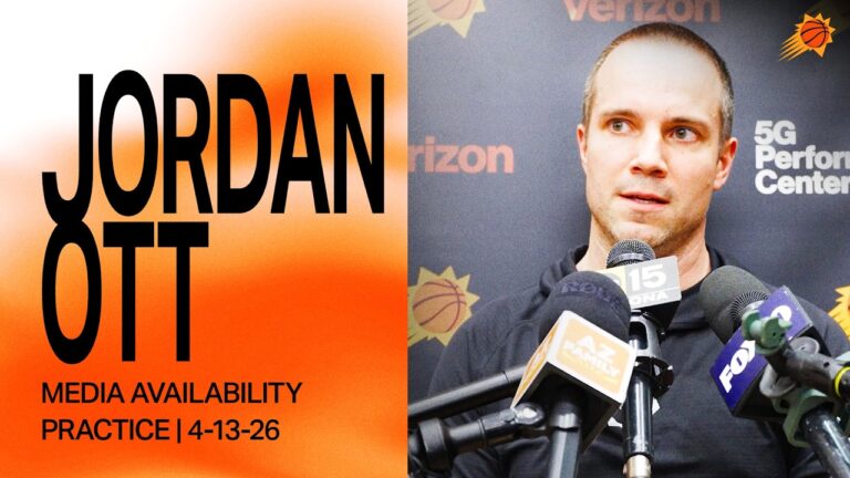 Head Coach Jordan Ott Practice Media Availability: Phoenix Suns 4-13-26