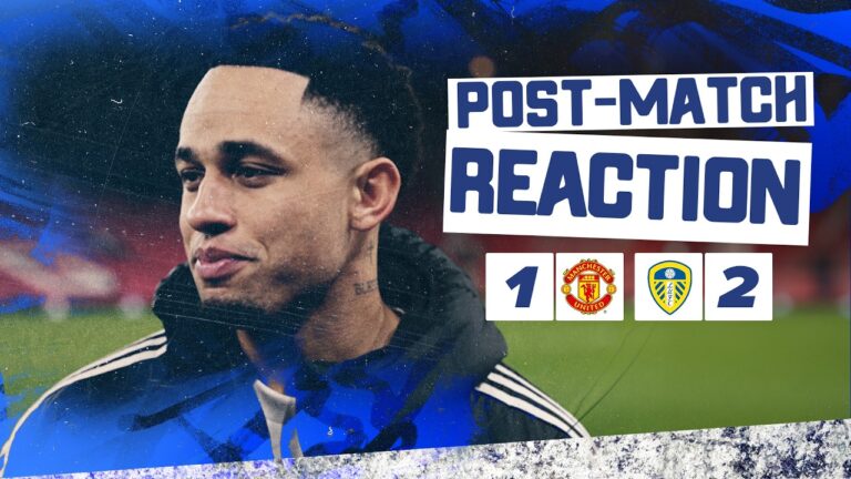 We fight for every one of the fans Noah Okafor Manchester United 1-2 Leeds United