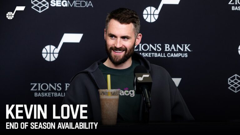 KEVIN LOVE 2025-26 End of Season Media Availability UTAH JAZZ