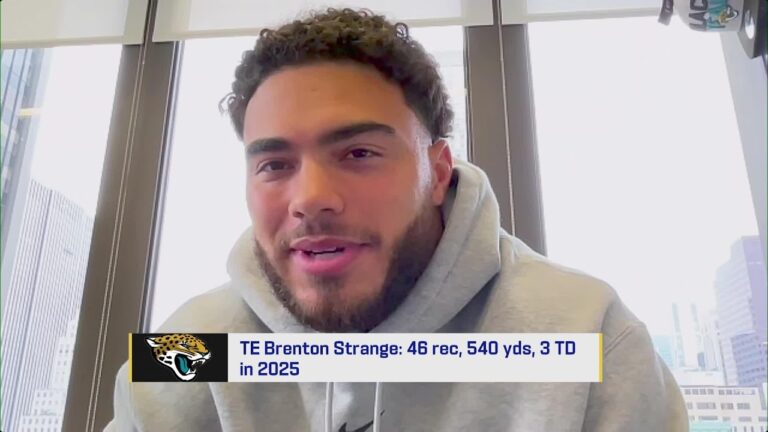 TE Brenton Strange on Team Starting Offseason Training Jacksonville Jaguars