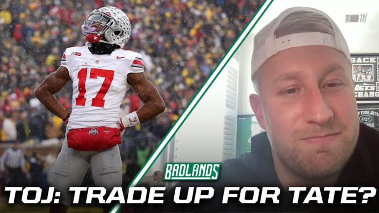 Should Jets Trade UP For Carnell Tate? (FULL BADLANDS) NFLDraft